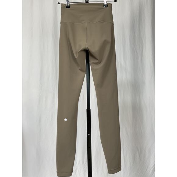 Lululemon 'Wunder' Grey Nylon Train High-Rise Tight Size 4 - Picture 3 of 4